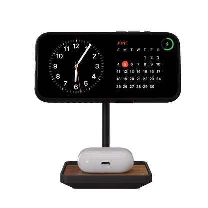 Wireless Charging Stand - Walnut