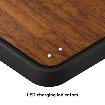 Wireless Charging Stand - Walnut