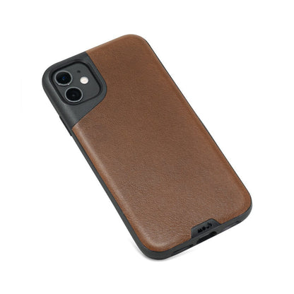 Brown Leather Phone Case - Contour