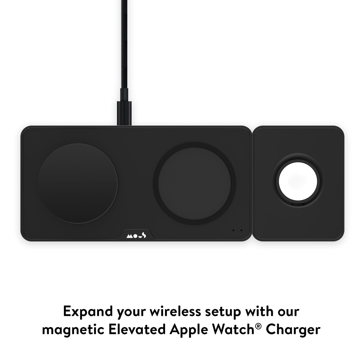 Matte Black Wireless Charging Station