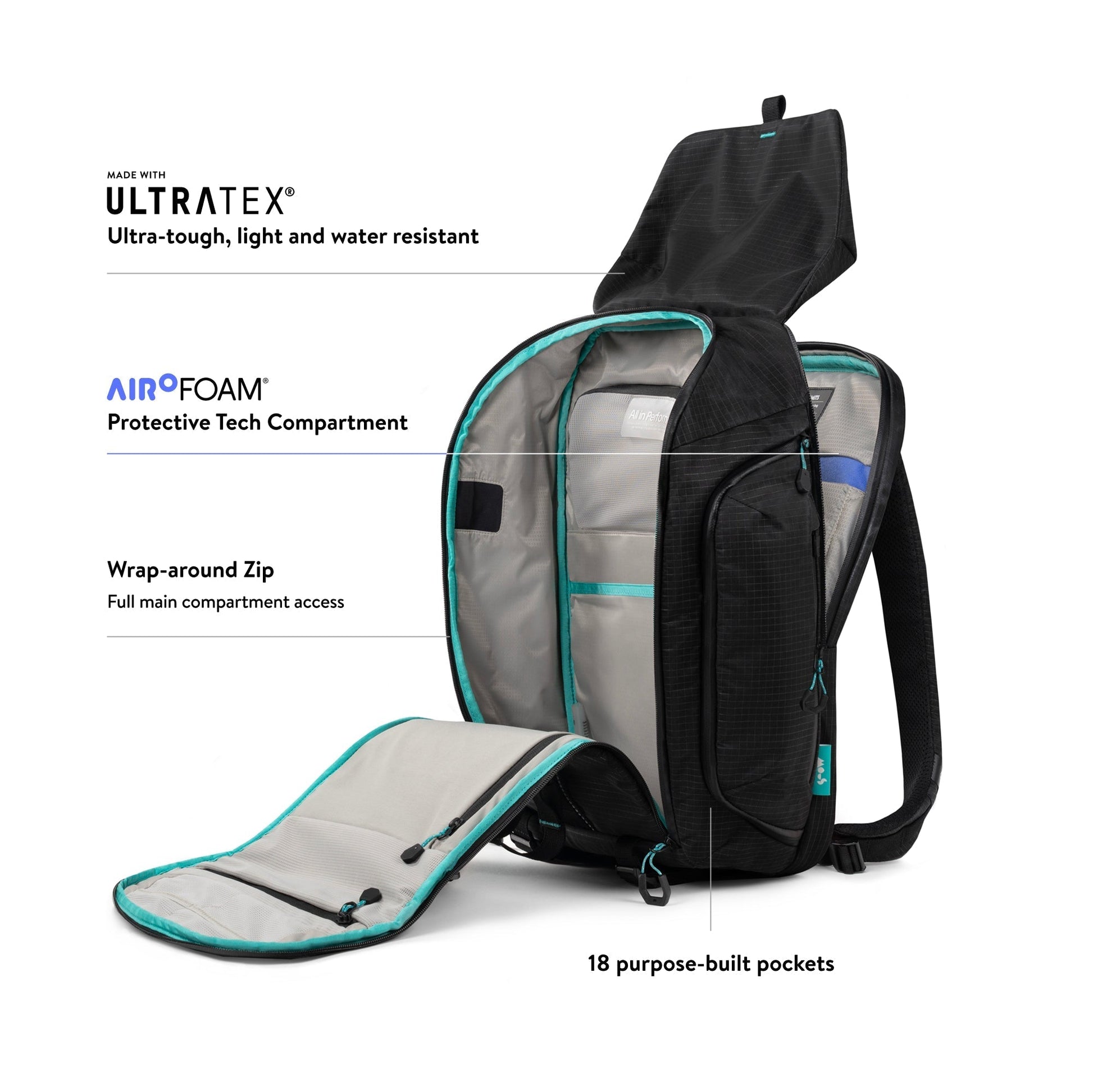 Protective Lid Backpack with UltraTex® - Optimal x Mercedes-AMG F1 Team